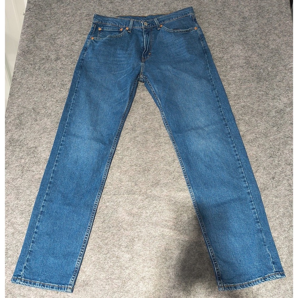 Levi's 505‎ Jeans Men's Size 34x34 Blue Medium Wash Denim